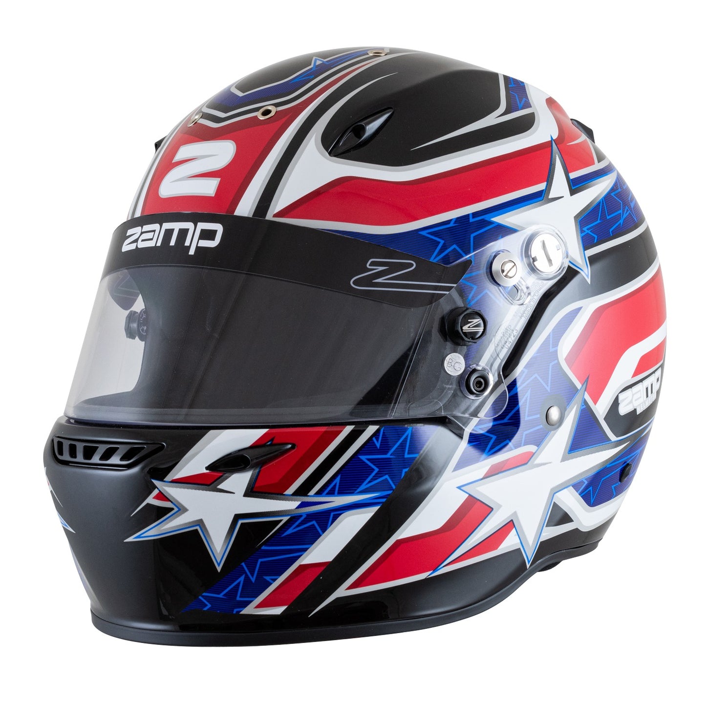 ZR-72 Made in Italy Snell SA2020/FIA8859-2015 Helmet Blk// Z-24 Anti-Fog Clear Shield