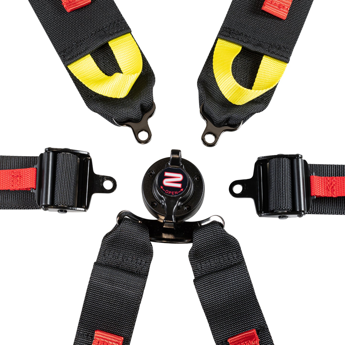 Zamp Race Seat Harness Black 3/2 Shoulder 3 6 Point FIA 8853-2016