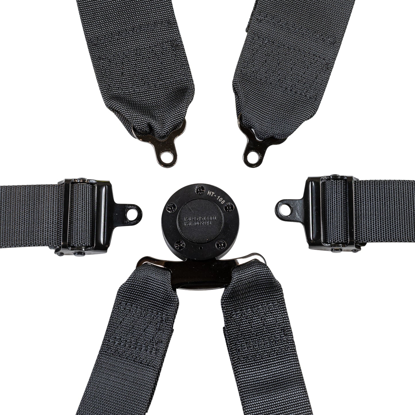 Zamp Race Seat Harness Black 3/2 Shoulder 3 6 Point FIA 8853-2016