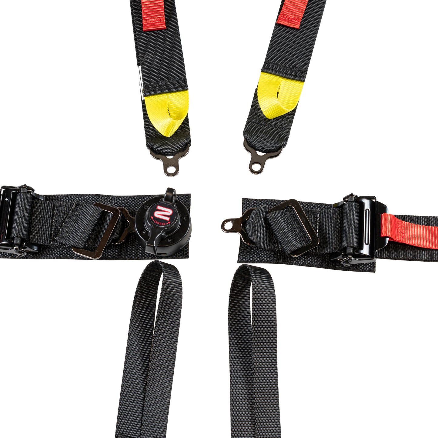 Zamp Race Seat Harness Black 2 Shoulder 2 6 Point FIA 8853-2016