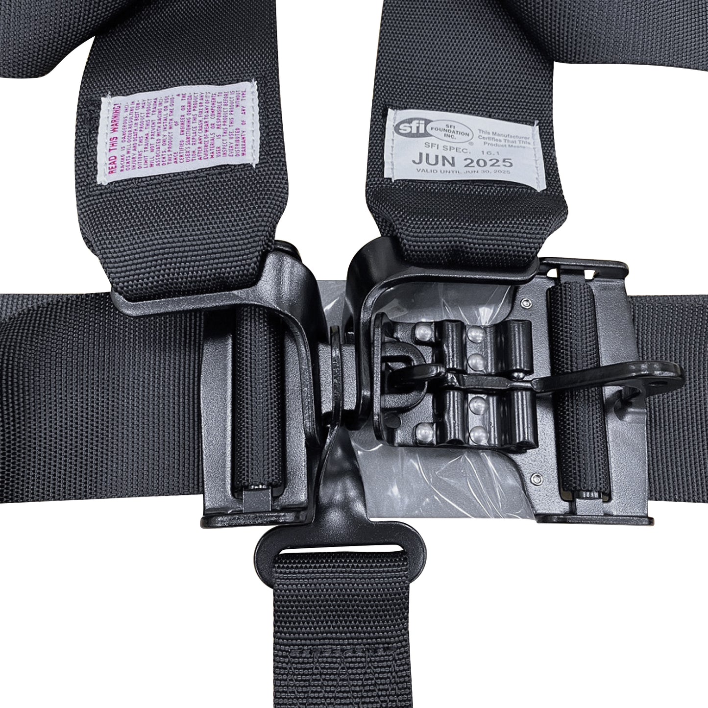 Zamp Race Seat Harness Black 3x3 5 Point SFI 16.1