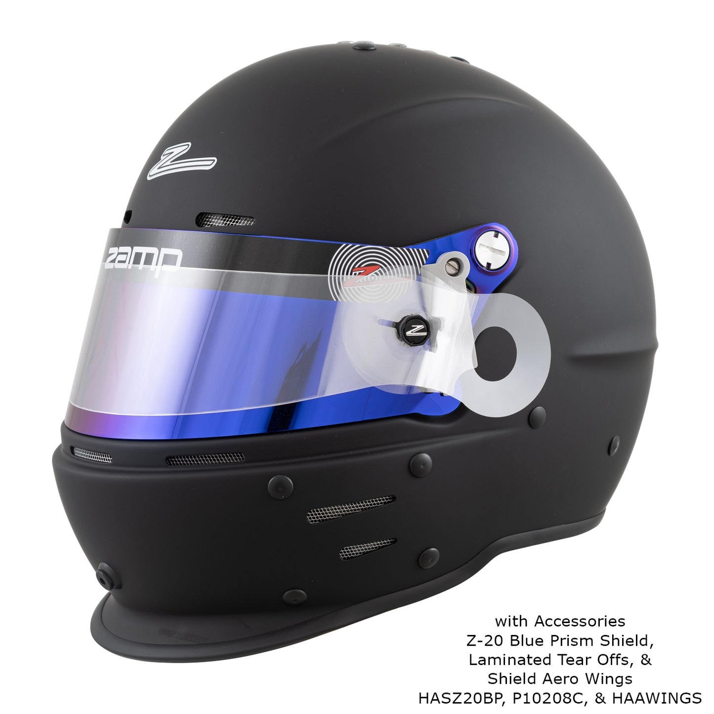 Zamp RZ-62 Aramid SNELL SA2020 Helmet Flat Black