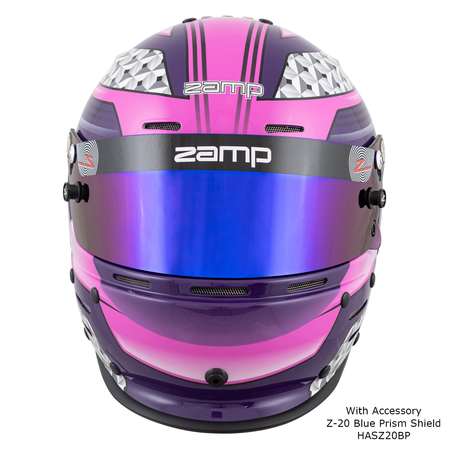 Zamp RZ-62 Aramid Mix SNELL SA2020 Helmet Pink/Purple