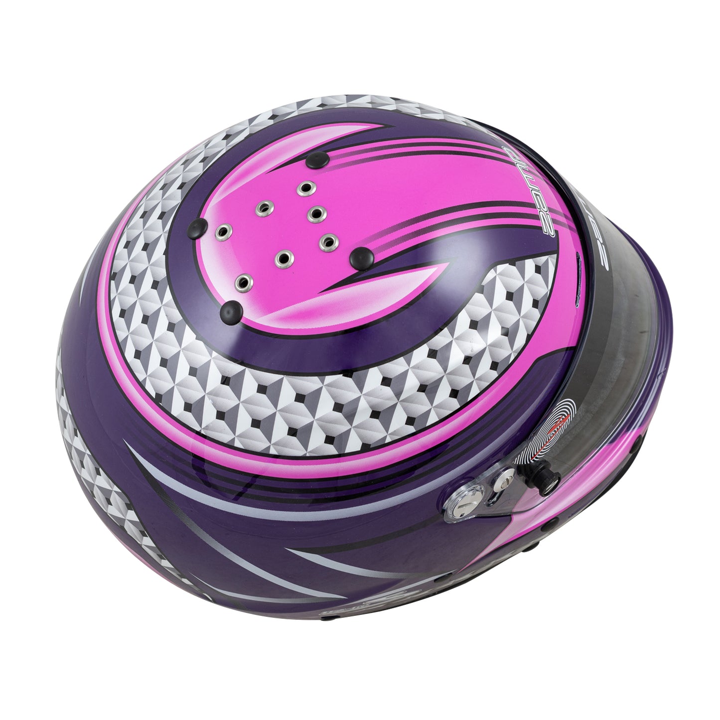 Zamp RZ-62 Aramid Mix SNELL SA2020 Helmet Pink/Purple