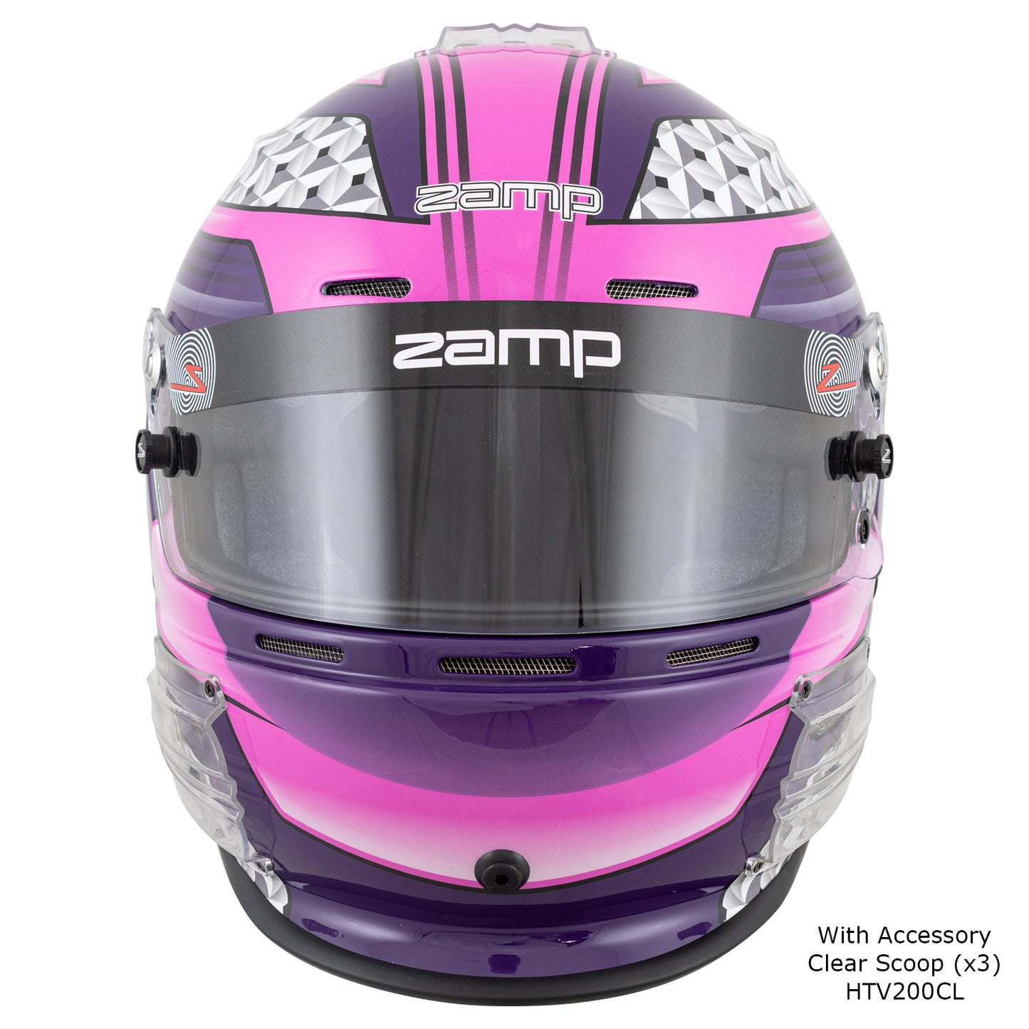 Zamp RZ-62 Aramid Mix SNELL SA2020 Helmet Pink/Purple
