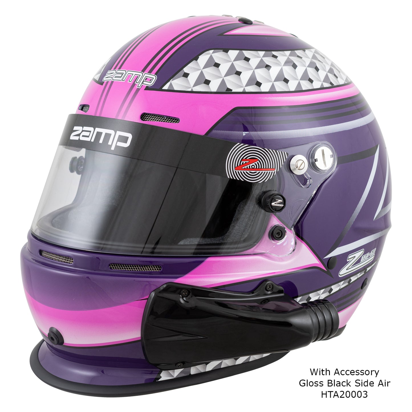 Zamp RZ-62 Aramid Mix SNELL SA2020 Helmet Pink/Purple