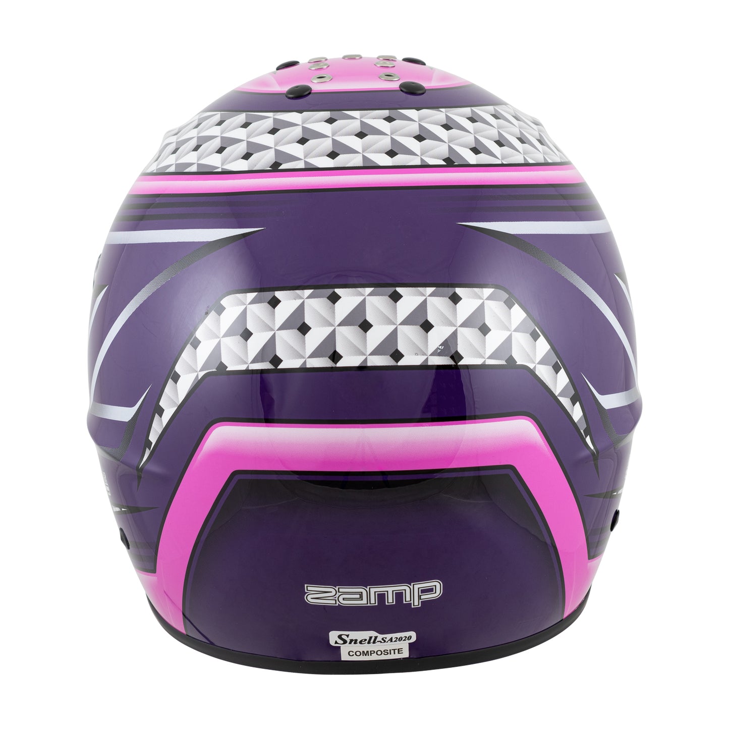 Zamp RZ-62 Aramid Mix SNELL SA2020 Helmet Pink/Purple
