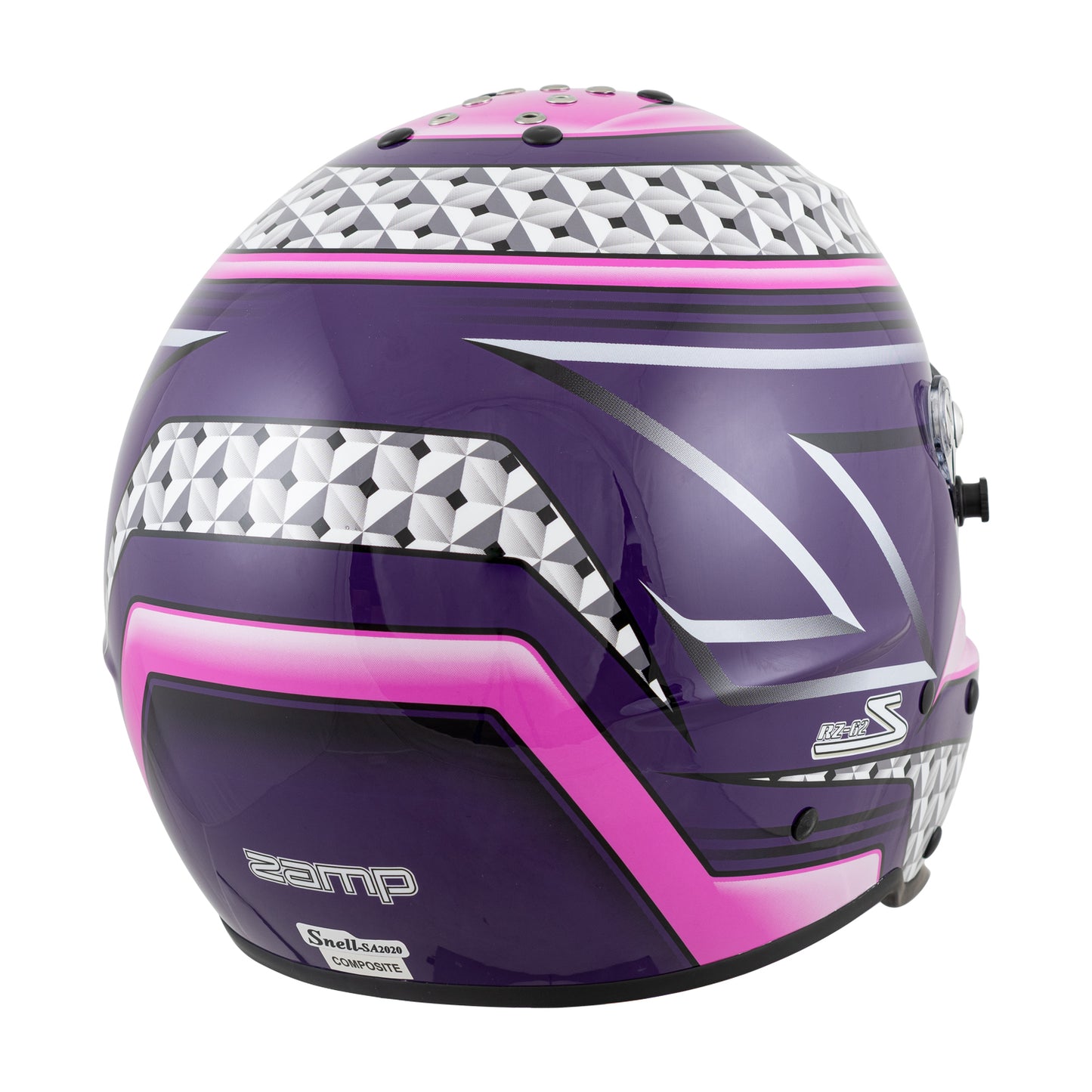 Zamp RZ-62 Aramid Mix SNELL SA2020 Helmet Pink/Purple