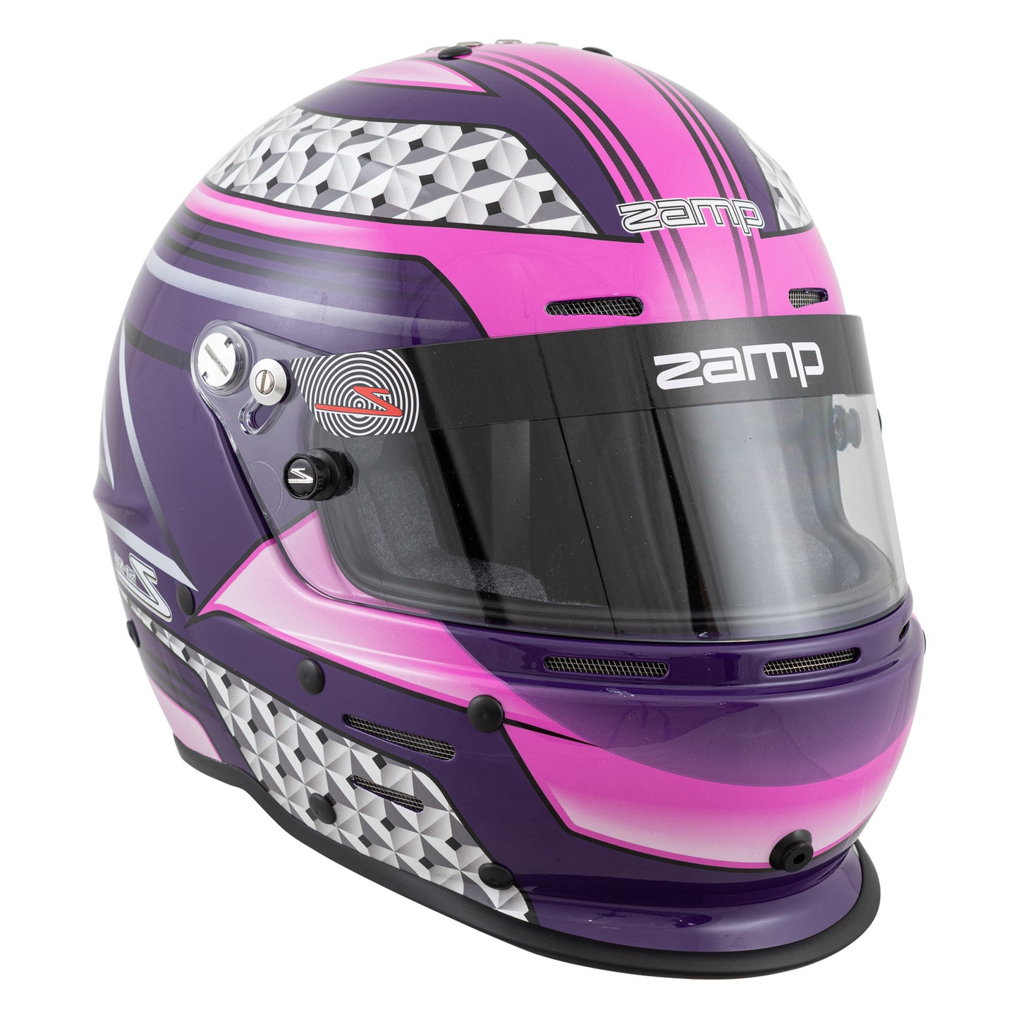 Zamp RZ-62 Aramid Mix SNELL SA2020 Helmet Pink/Purple