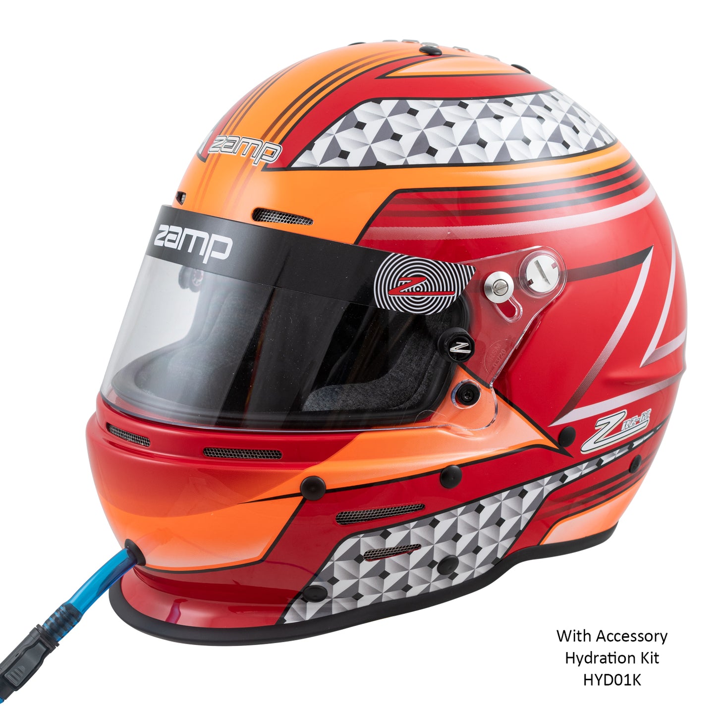 Zamp RZ-62 Aramid Mix SNELL SA2020 Red/Orange