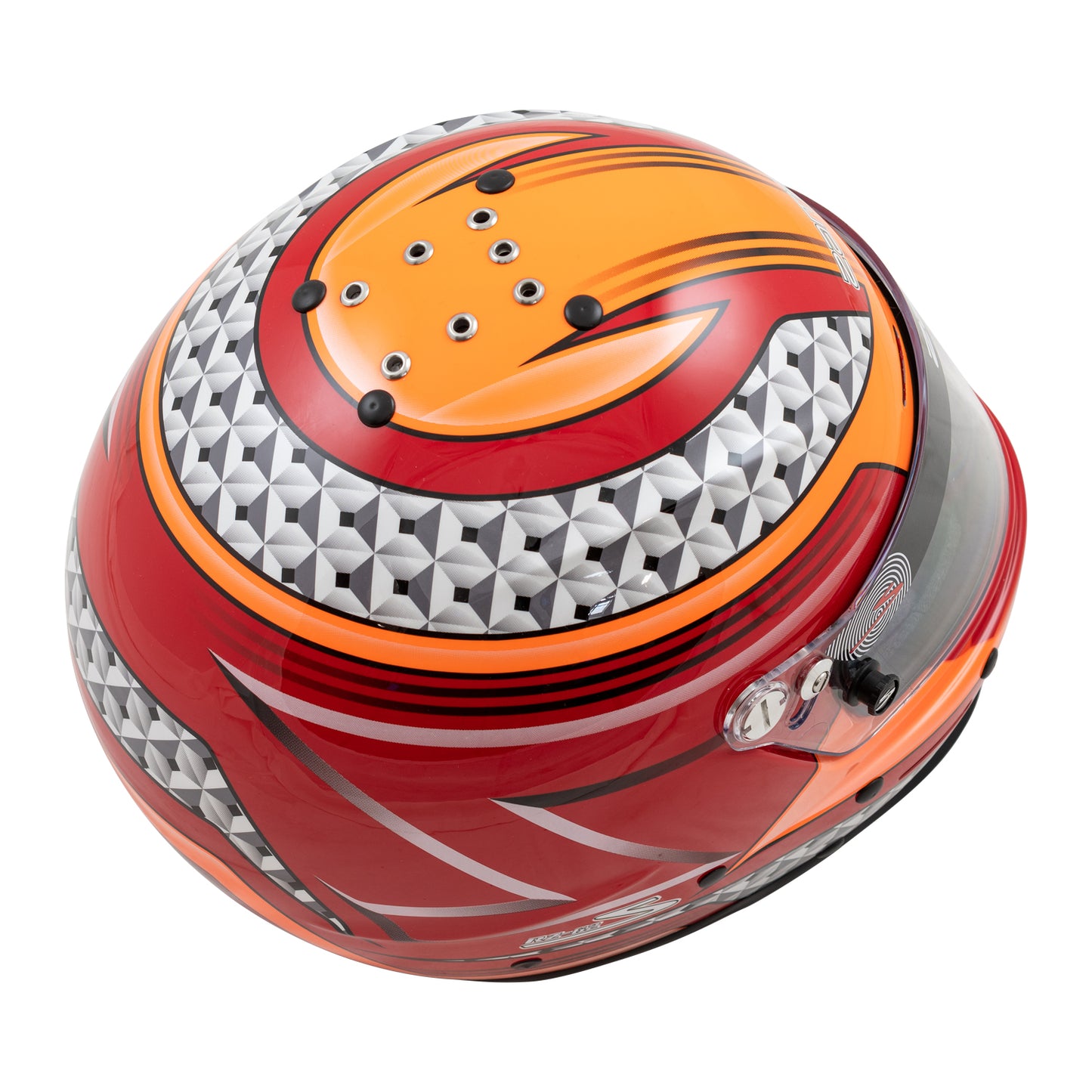 Zamp RZ-62 Aramid Mix SNELL SA2020 Red/Orange