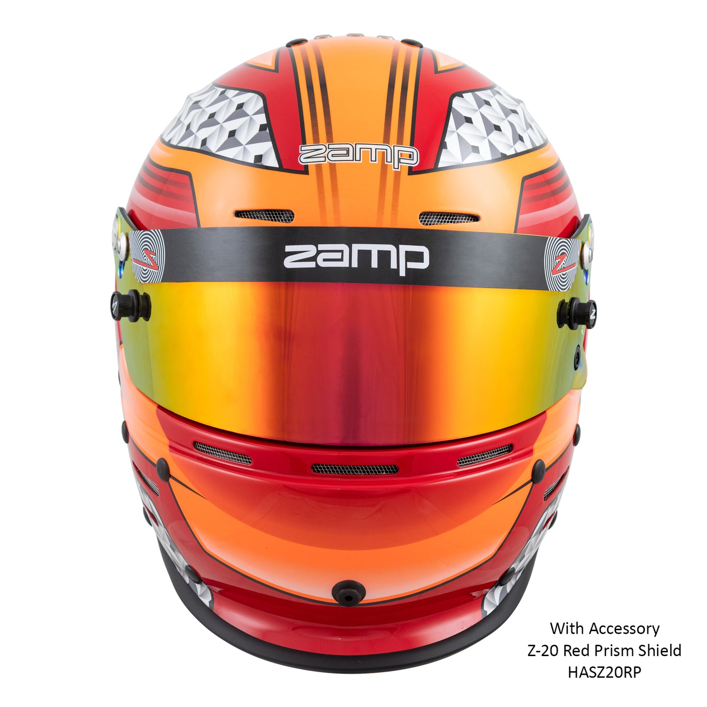 Zamp RZ-62 Aramid Mix SNELL SA2020 Red/Orange