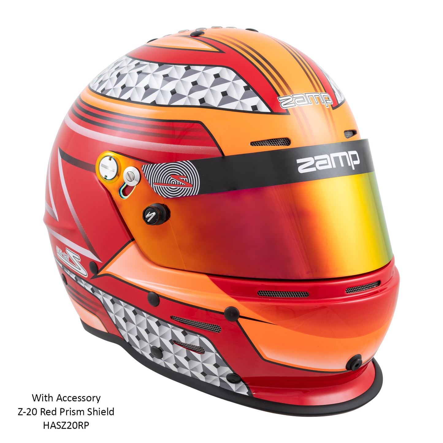Zamp RZ-62 Aramid Mix SNELL SA2020 Red/Orange
