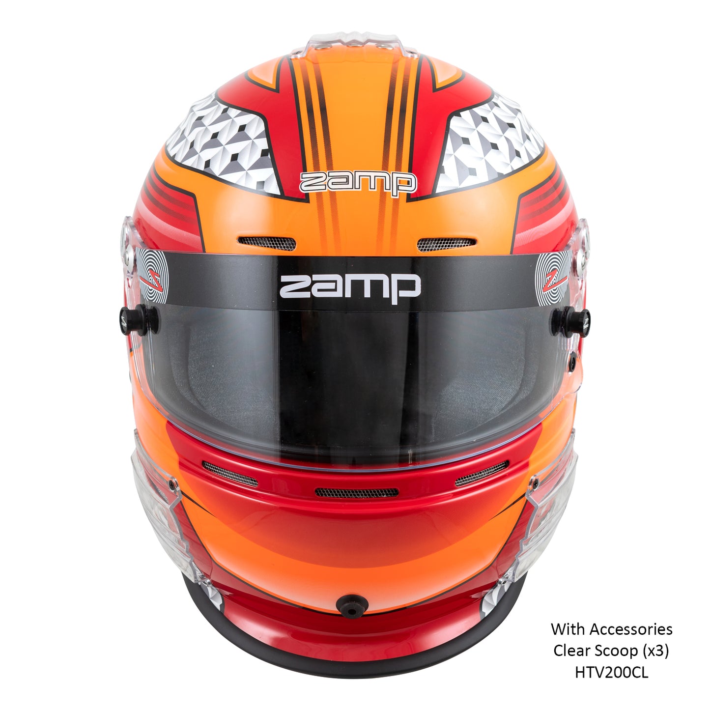 Zamp RZ-62 Aramid Mix SNELL SA2020 Red/Orange