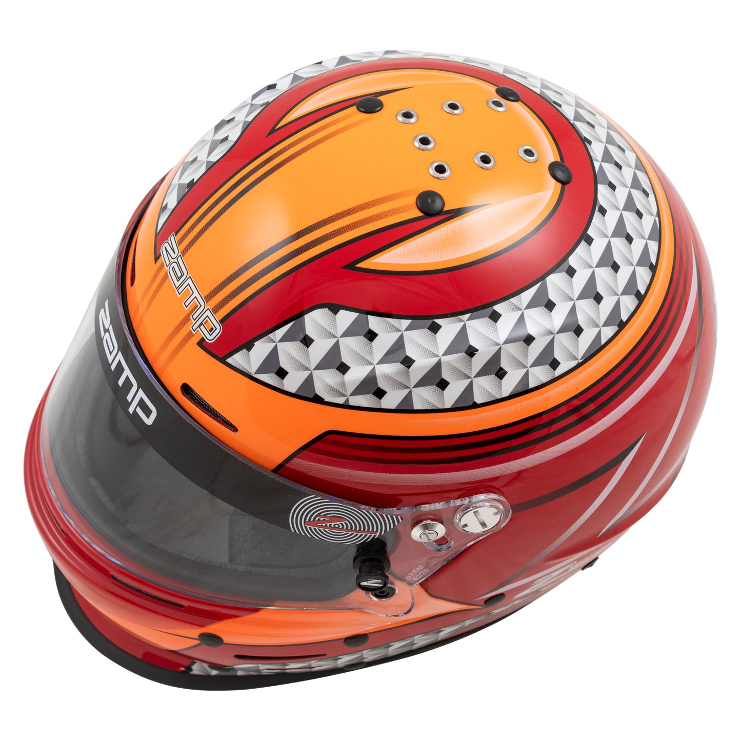 Zamp RZ-62 Aramid Mix SNELL SA2020 Red/Orange