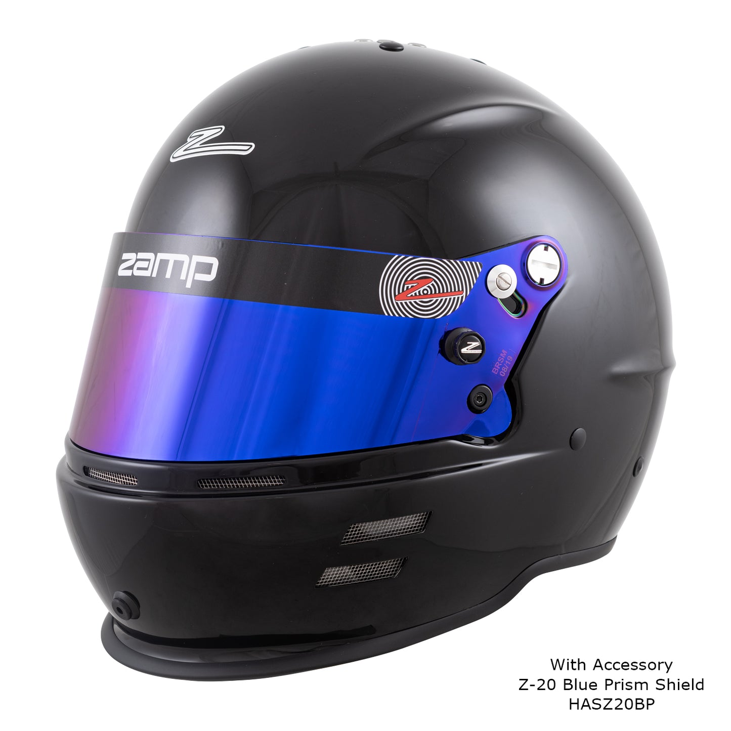 Zamp RZ-60 Aramid SNELL SA2020 Helmet Gloss Black