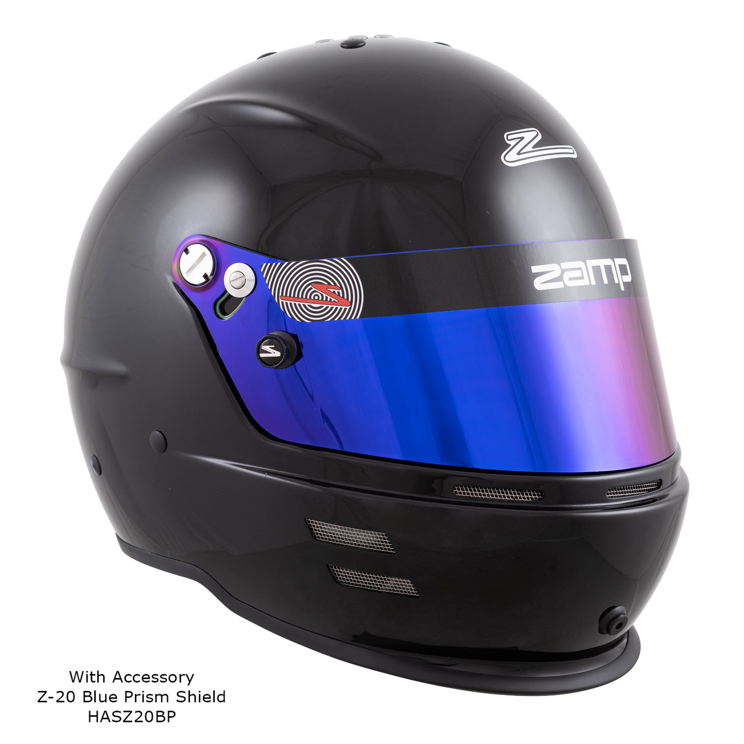 Zamp RZ-60 Aramid SNELL SA2020 Helmet Gloss Black