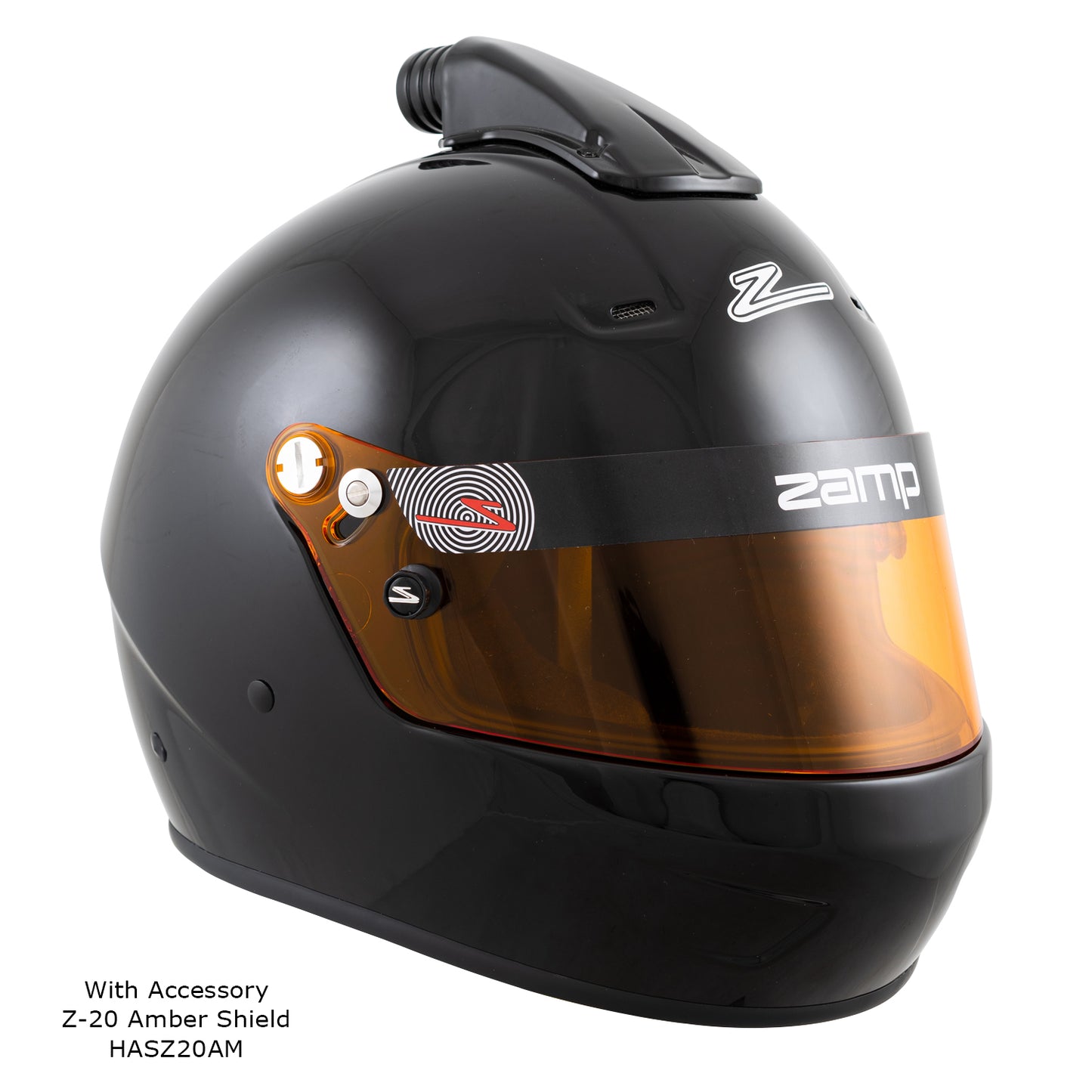 Zamp RZ-56 Air SNELL SA2020 Helmet Gloss Black