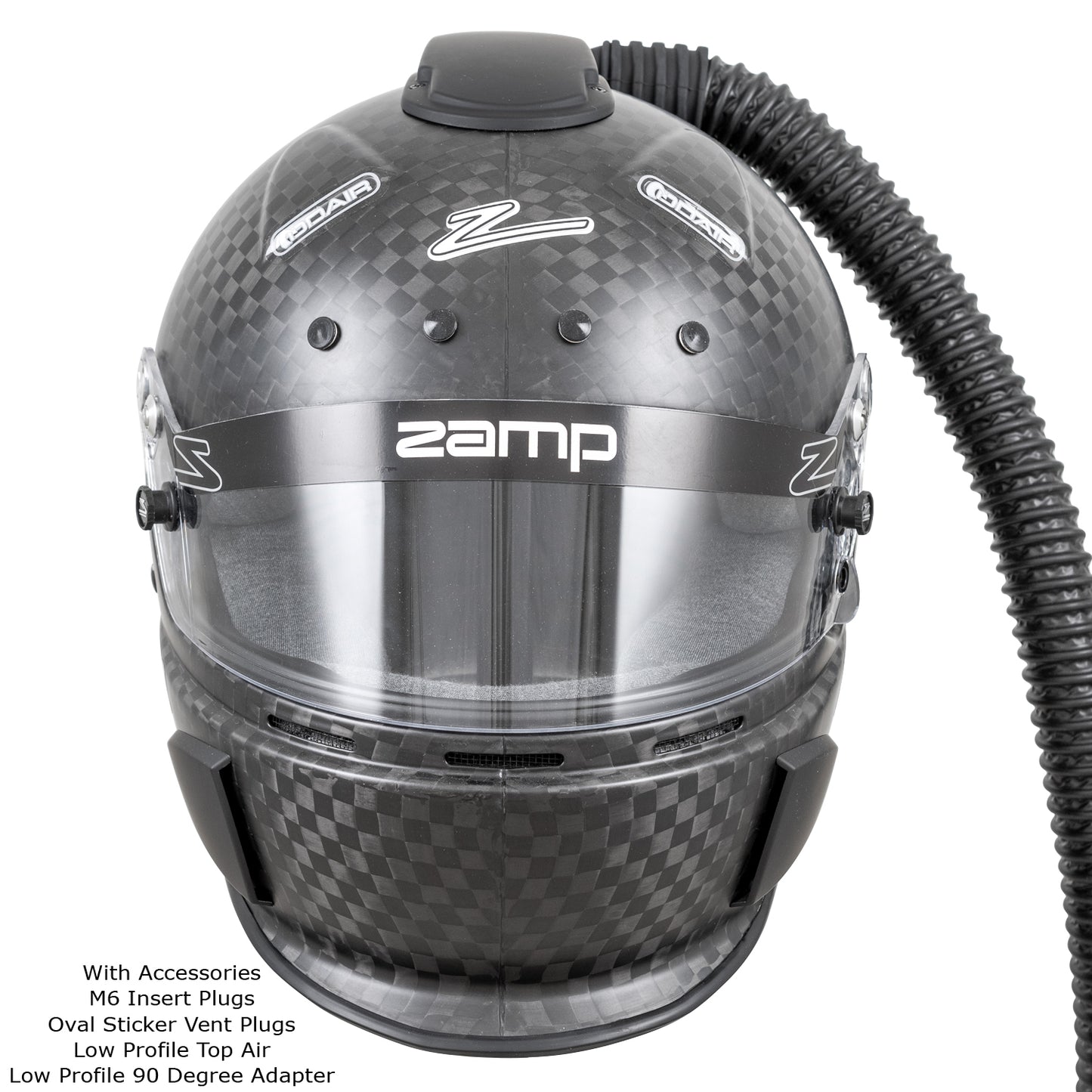 Zamp RZ-88O Matte FIA 8860-2018 without ABP Advanced Carbon Super Helmet Open Cockpit