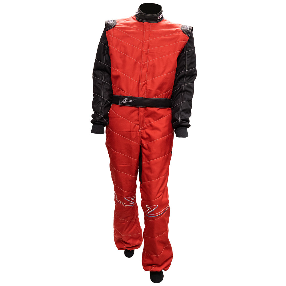 Zamp ZR-50F FIA8856-2000/SFI 3.2A/5 Red/Black Lightweight Three Layer Race Suit Straight Cuff