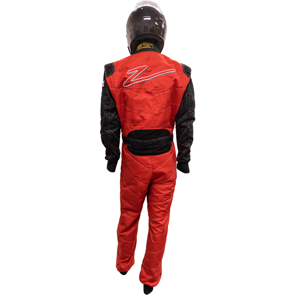 Zamp ZR-50F FIA8856-2000/SFI 3.2A/5 Red/Black Lightweight Three Layer Race Suit Straight Cuff