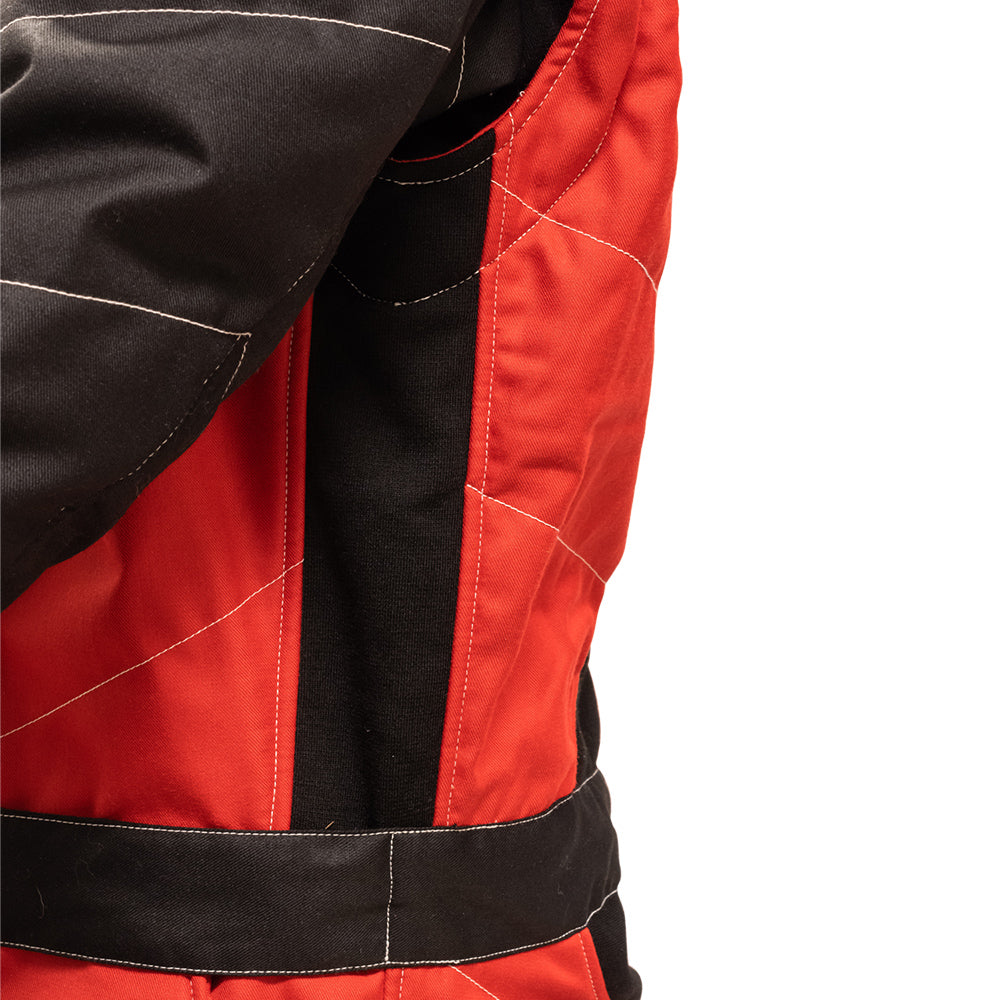Zamp ZR-50F FIA8856-2000/SFI 3.2A/5 Red/Black Lightweight Three Layer Race Suit Straight Cuff
