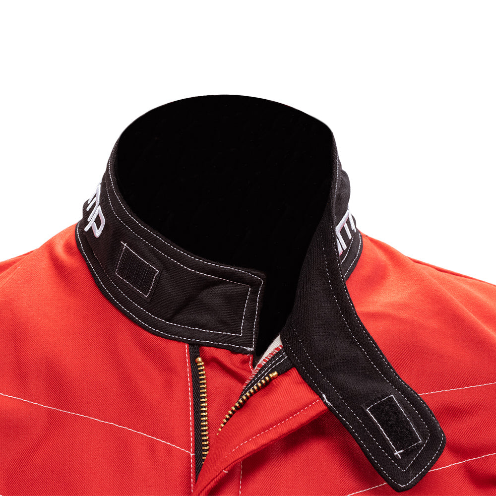 Zamp ZR-50F FIA8856-2000/SFI 3.2A/5 Red/Black Lightweight Three Layer Race Suit Straight Cuff