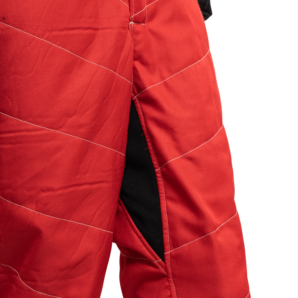 Zamp ZR-50F FIA8856-2000/SFI 3.2A/5 Red/Black Lightweight Three Layer Race Suit Straight Cuff