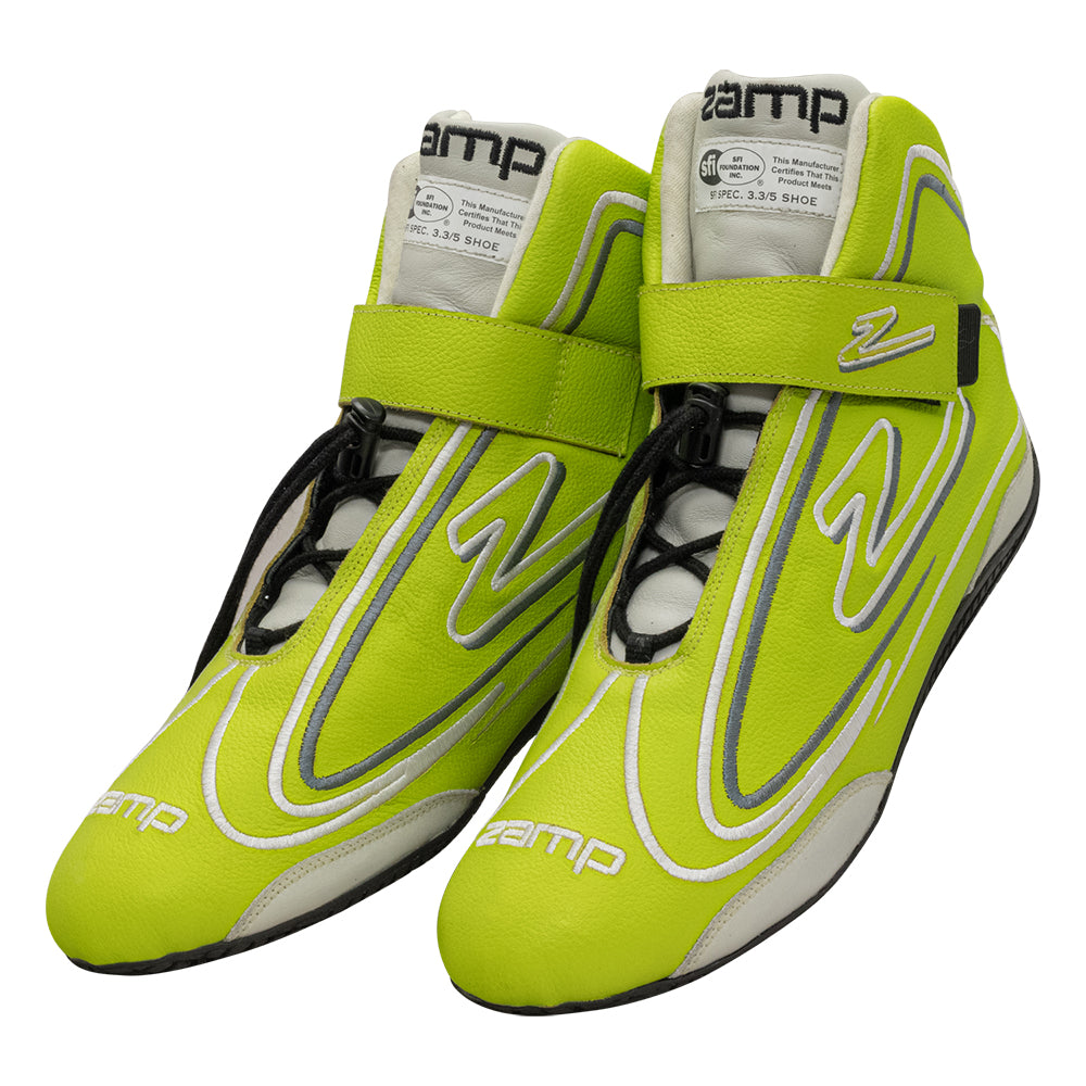 Zamp ZR-50 SFI 3.3/5 Race Shoe Neon Green