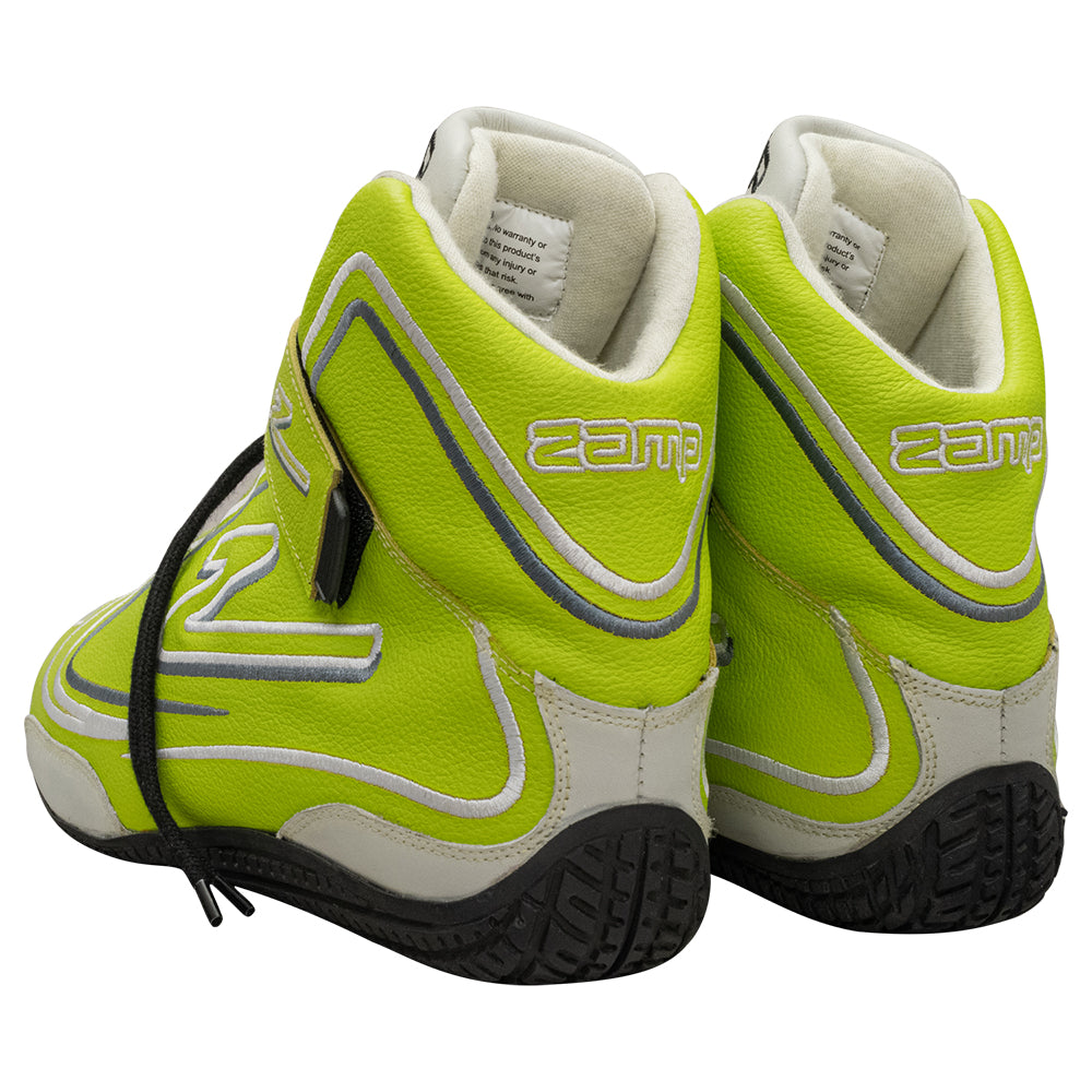 Zamp ZR-50 SFI 3.3/5 Race Shoe Neon Green
