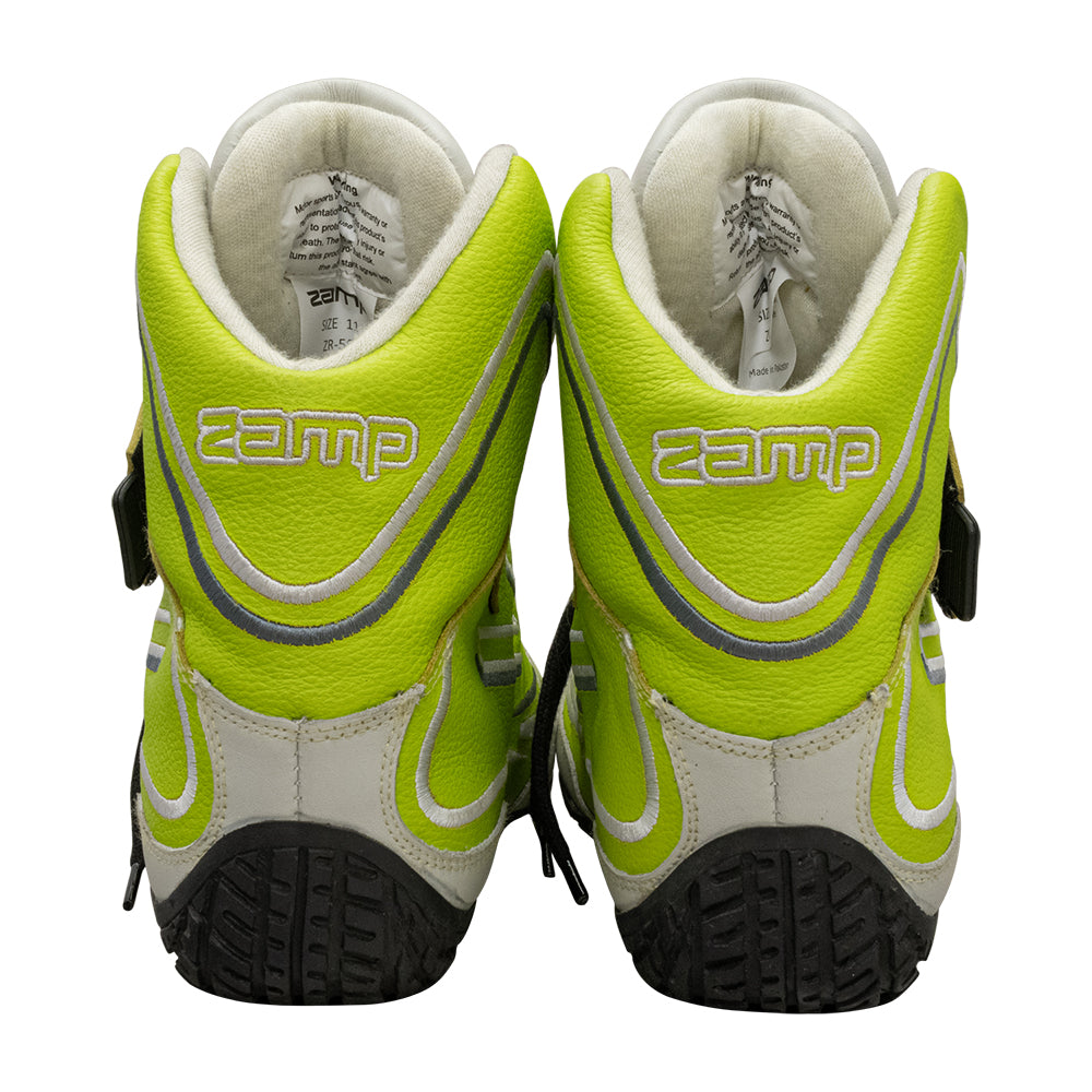 Zamp ZR-50 SFI 3.3/5 Race Shoe Neon Green