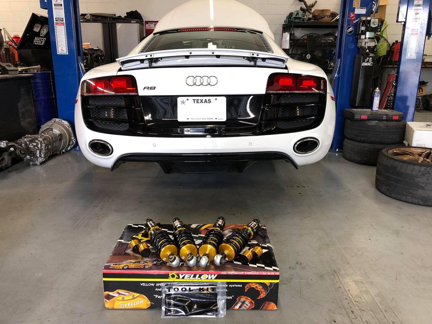 Dynamic Pro Sport Coilovers - Audi R8 2008-2015 (V10 Models)