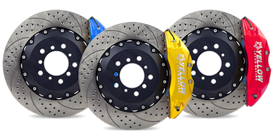 Yellow Speed Racing Front 4 Piston Ultra Big Brake Kit - Hyundai Kona 2017-2023 / Kona N-Line 2022-2023 (OS)