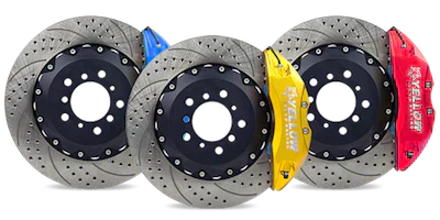 Yellow Speed Racing Rear 4 Piston Ultra Big Brake Kit - Ford Focus 2015-2019 (MK3.5)