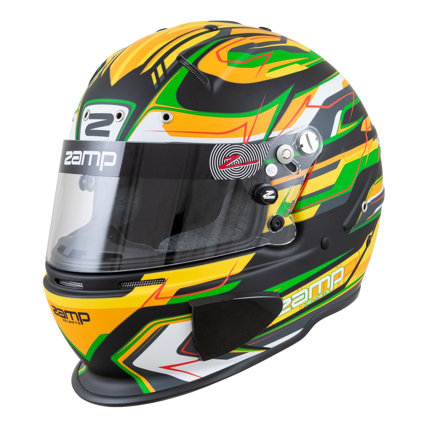 RZ-70E Switch SNELL SA2020/FIA8859-2015 Helmet Z20 Series Shield Grn/Blk/ Graphic
