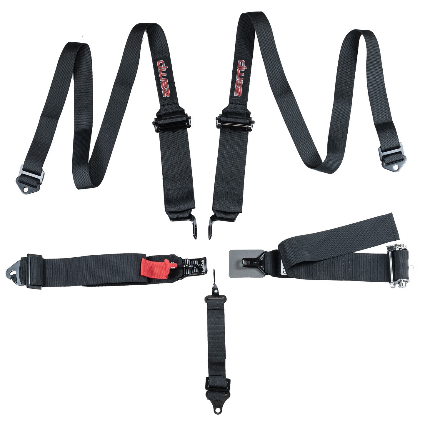 Race Seat Harness 3\q/2\q Ratchet Left 5 Poinrt SFI 16.1