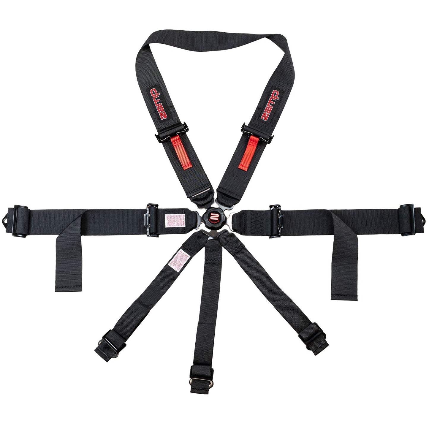 Race Seat Harness CAM Lock U Loop Shoulder 7 Point SFI 16.1