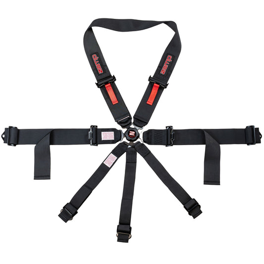 Race Seat Harness CAM Lock U Loop Shoulder 7 Point SFI 16.1