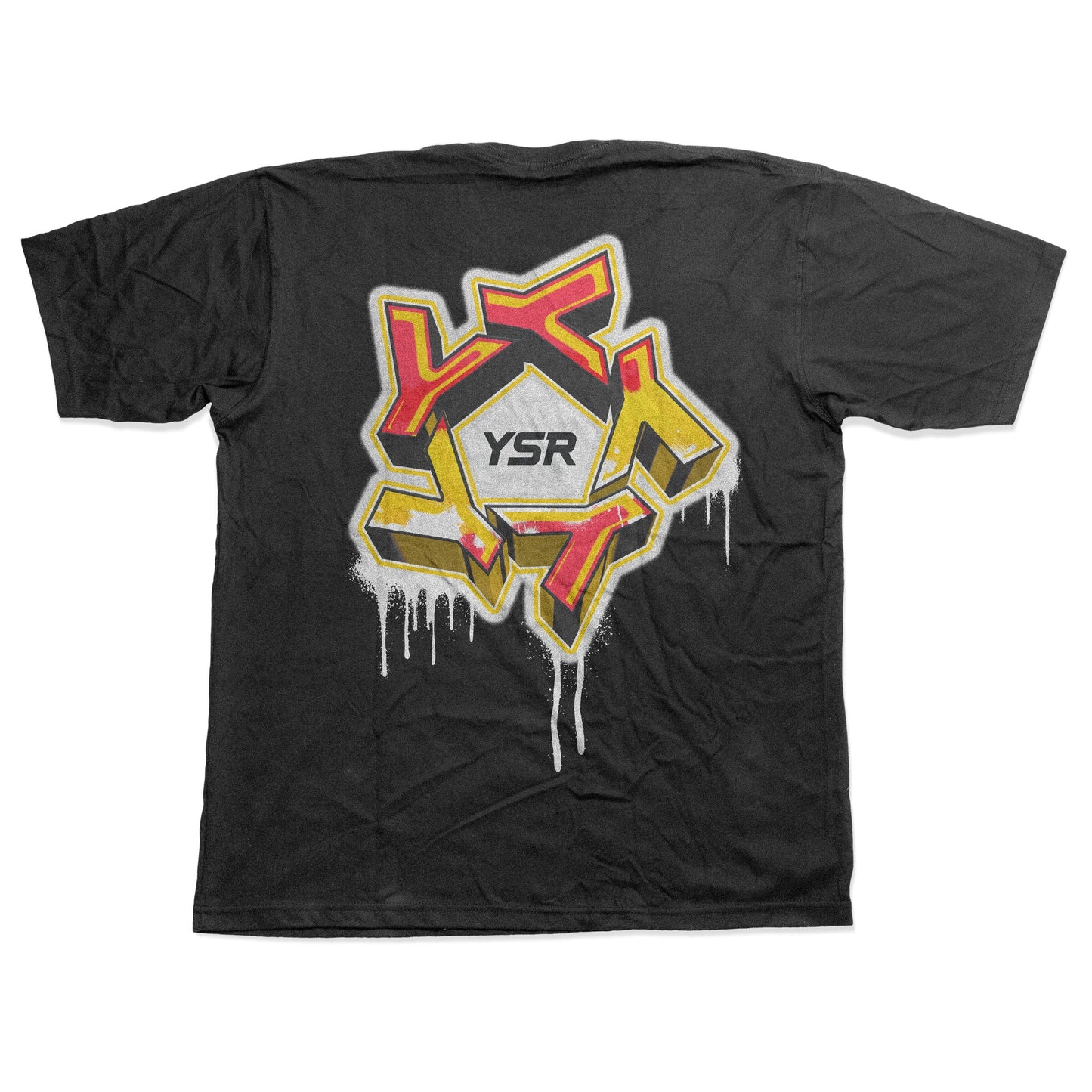 YSR USA Graffiti Black T-Shirt