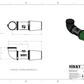 Sikky Universal LS3 Swap Intake System - Straight style with Card Style MAF flange