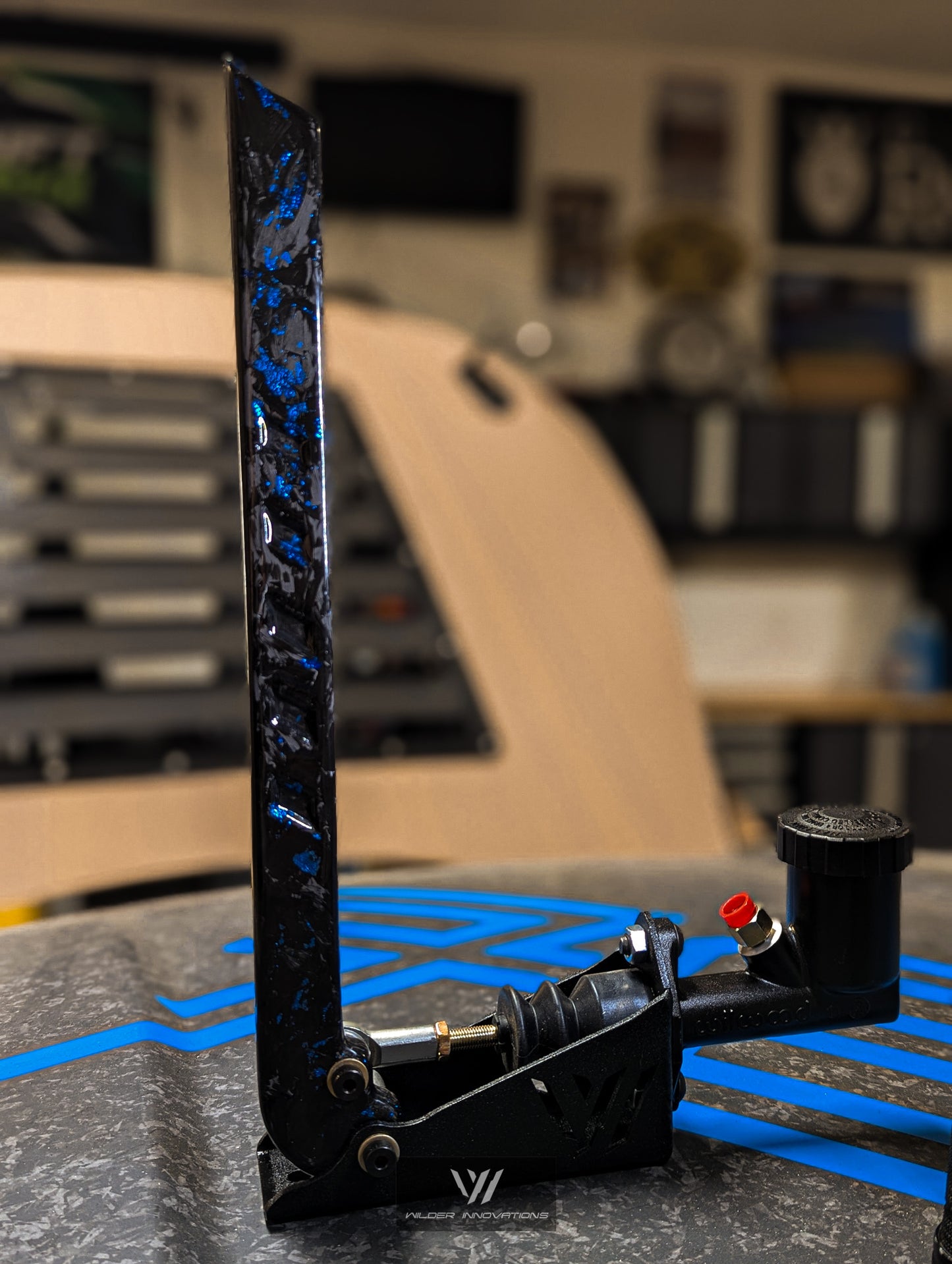Wilder Innovations Forged Carbon Fiber Handbrake (Pull Back Style)