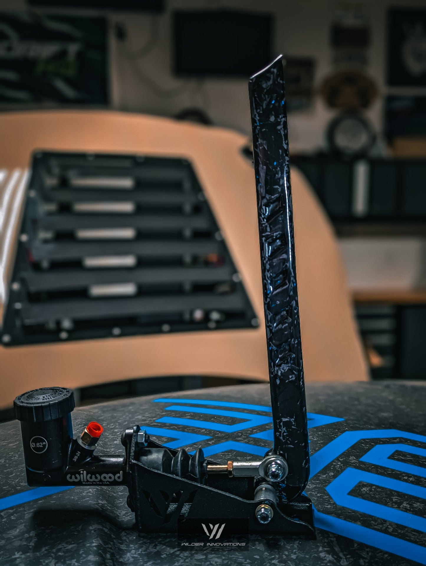 Wilder Innovations Forged Carbon Fiber Handbrake (Pull Back Style)