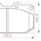 Yellow Speed Racing High Performance Sport Front Brake Pads