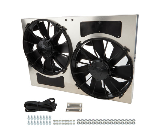 Dual RAD Fan w/Alum Shroud Assembly