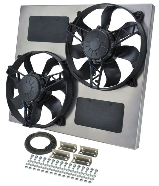 Dual RAD Fan w/Alum Shroud Assembly