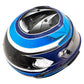 Zamp RZ-70E Switch SNELL SA2020/FIA8859-2015 Helmet Blu/Lt. Blu Graphic