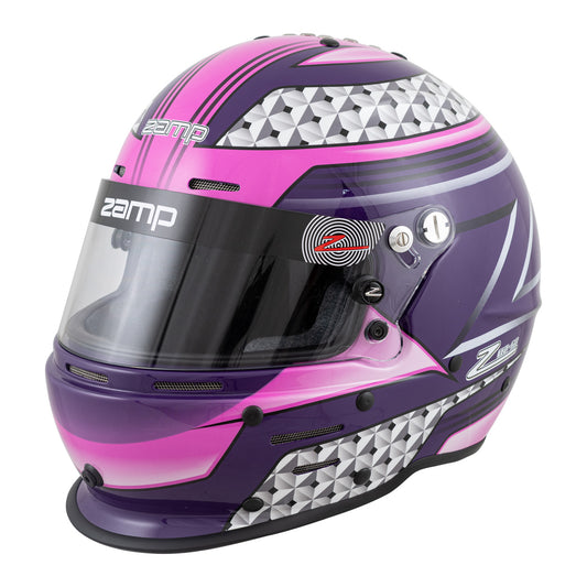 Zamp RZ-62 Aramid Mix SNELL SA2020 Helmet Pink/Purple