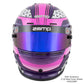 Zamp RZ-62 Aramid Mix SNELL SA2020 Helmet Pink/Purple