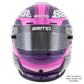 Zamp RZ-62 Aramid Mix SNELL SA2020 Helmet Pink/Purple