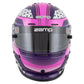Zamp RZ-62 Aramid Mix SNELL SA2020 Helmet Pink/Purple